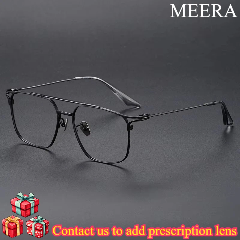 81000 Fashion Big Size Titanium Glasses Frame Men Double Bridge Square Gm Optical Frames Myopia Prescription Eye Glasses
81000 Fashion Big Size Titanium Glasses Frame Men Double Bridge Square Gm Optical Frames Myopia Prescription Eye Glasses