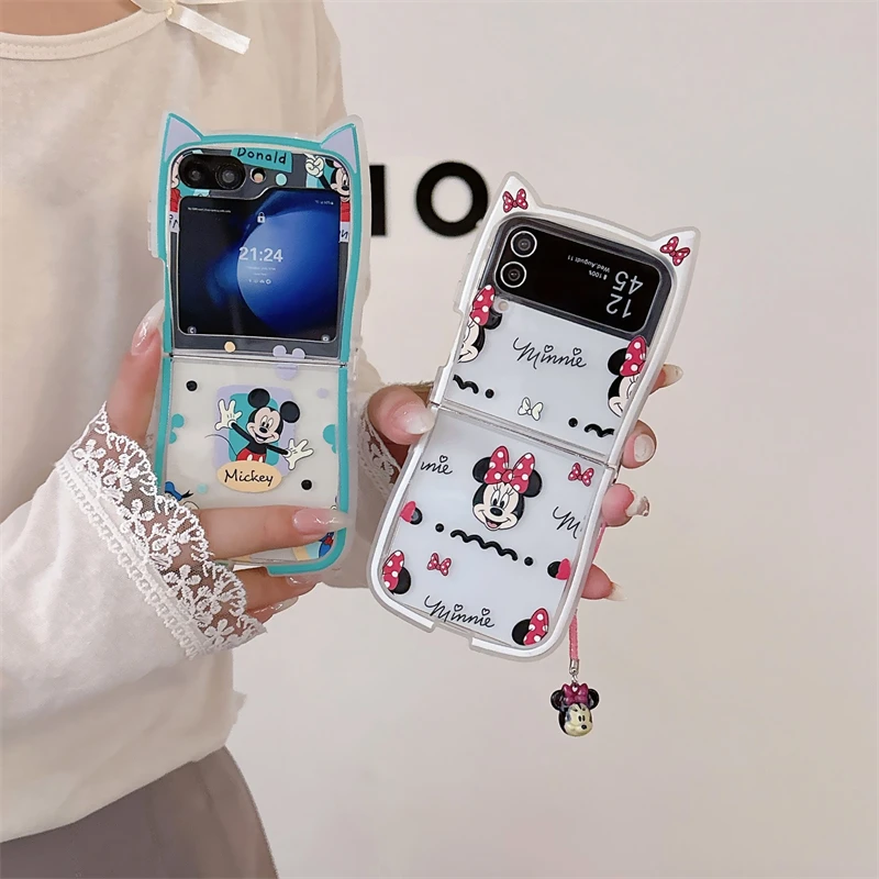 Disneies Mickey Minnie With Lanyard Phone Case for Samsung Galaxy Z Flip 3 4 5 Cat Ear Cartoon for Samsung Galaxy Z Flip 6 Case
Disneies Mickey Minnie With Lanyard Phone Case for Samsung Galaxy Z Flip 3 4 5 Cat Ear Cartoon for Samsung Galaxy Z Flip 6 Case
