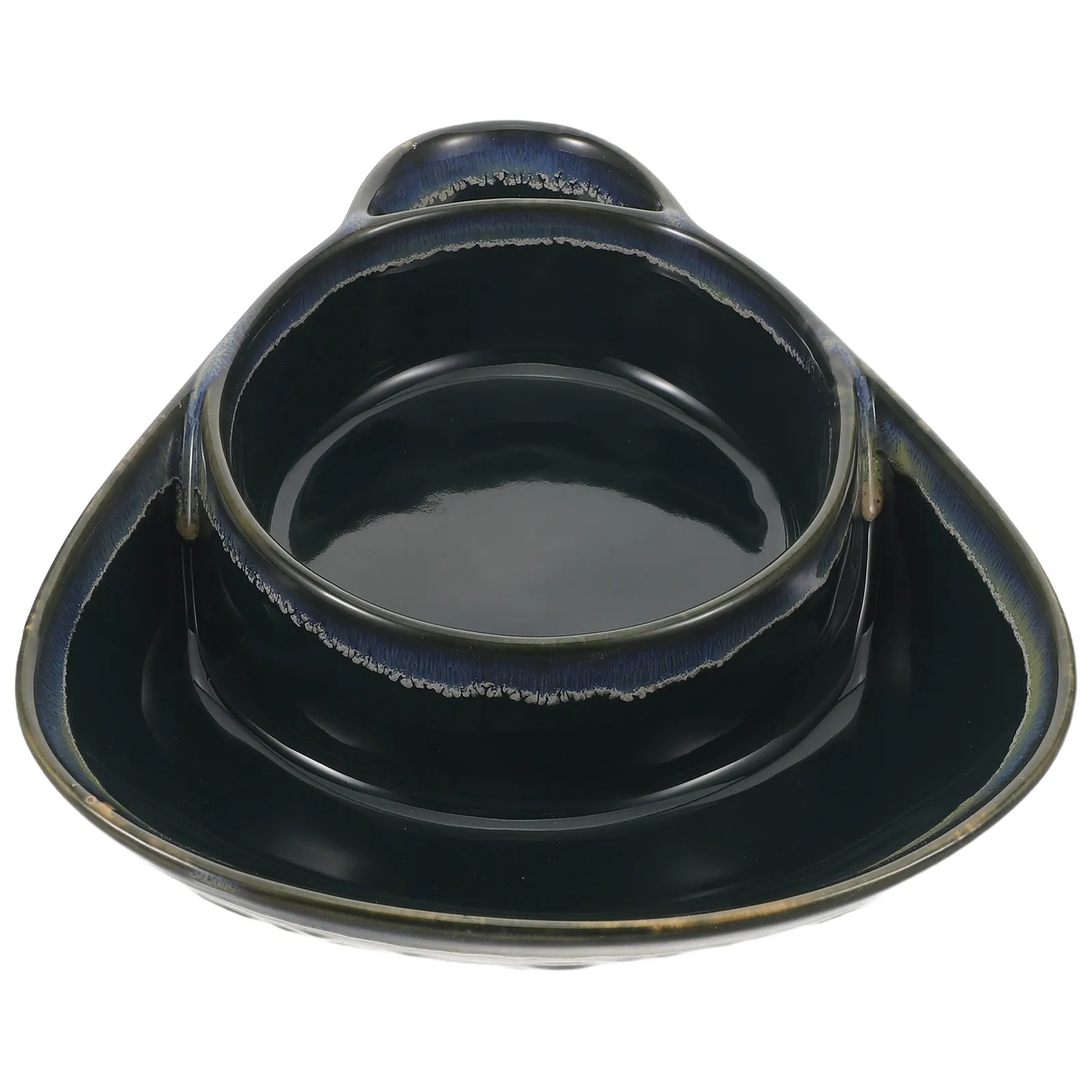 Divided Ceramic Soup and Sandwich Bowl - Retro Fan Shape Snack Plate with Handle - Stoneware Chips Dip Bowl for Breakfast
Divided Ceramic Soup and Sandwich Bowl - Retro Fan Shape Snack Plate with Handle - Stoneware Chips Dip Bowl for Breakfast