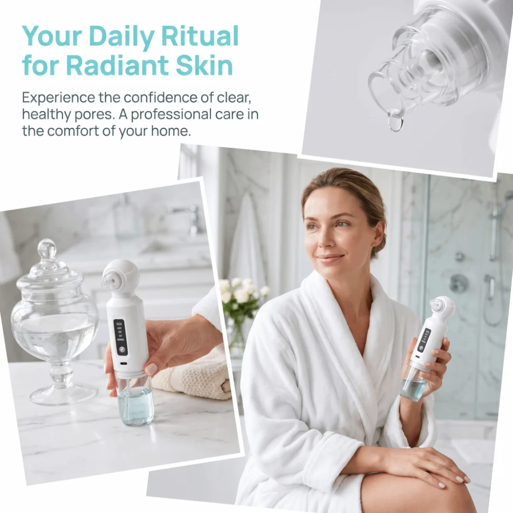 Vacuum 6-head Blackhead Cleaner USB Charging Beauty Equipment Electric Blackhead Pore Cleaner Comfortable Grip Deep Cleansing
Vacuum 6-head Blackhead Cleaner USB Charging Beauty Equipment Electric Blackhead Pore Cleaner Comfortable Grip Deep Cleansing