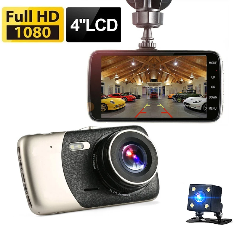 Car DVR Dual Lens Vehicle Camera Auto Dashcam Full HD 1080P Night Vision Dash Cam Parking Monitor Car Video Recorder Registrator
Car DVR Dual Lens Vehicle Camera Auto Dashcam Full HD 1080P Night Vision Dash Cam Parking Monitor Car Video Recorder Registrator