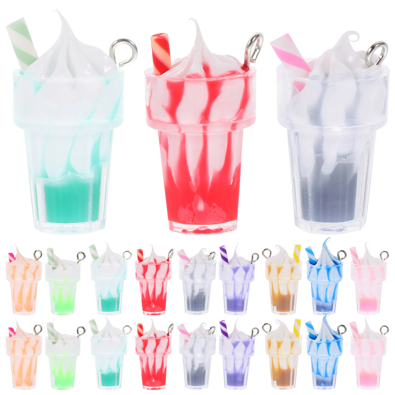 30 Pcs Ice Cream Cup Resin Pendant Charms Craft Mini Bottle Drink Holder Necklace Bracelet Keychain Earring Safe
30 Pcs Ice Cream Cup Resin Pendant Charms Craft Mini Bottle Drink Holder Necklace Bracelet Keychain Earring Safe
