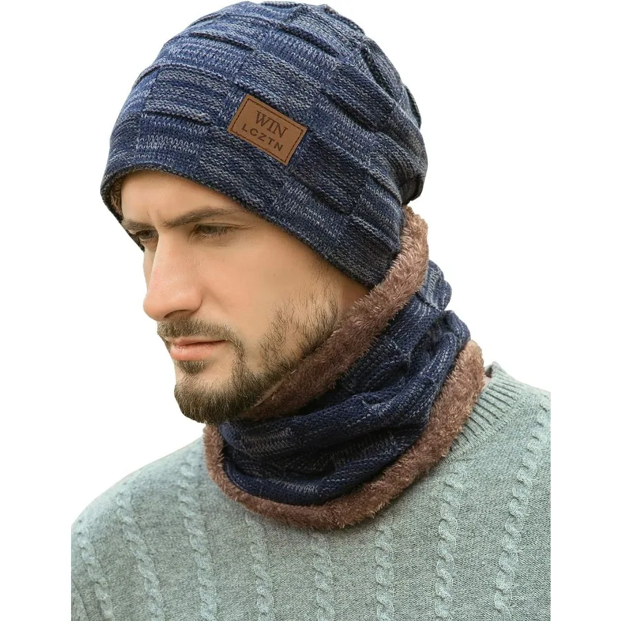 LCZTN мужская зимняя шапка-бини, комплект шарфов, теплые вязаные лыжные шапки на флисовой подкладке, кепка с напуском для подарка унисекс
LCZTN мужская зимняя шапка-бини, комплект шарфов, теплые вязаные лыжные шапки на флисовой подкладке, кепка с напуском для подарка унисекс