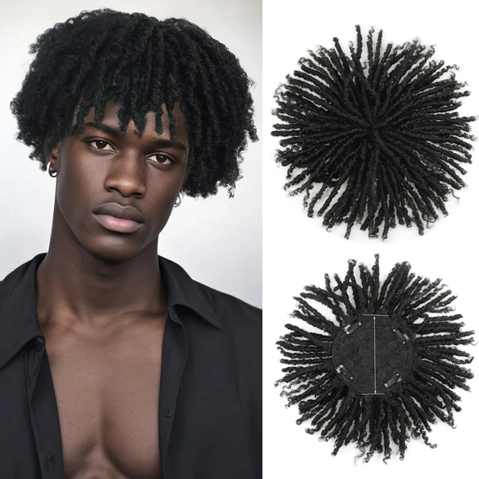 Dreadlock Hair Topper Hairpiece for Men Short Afro Clip-In Toupee Fake Dreads Hairpiece for Thinning Hair
Dreadlock Hair Topper Hairpiece for Men Short Afro Clip-In Toupee Fake Dreads Hairpiece for Thinning Hair