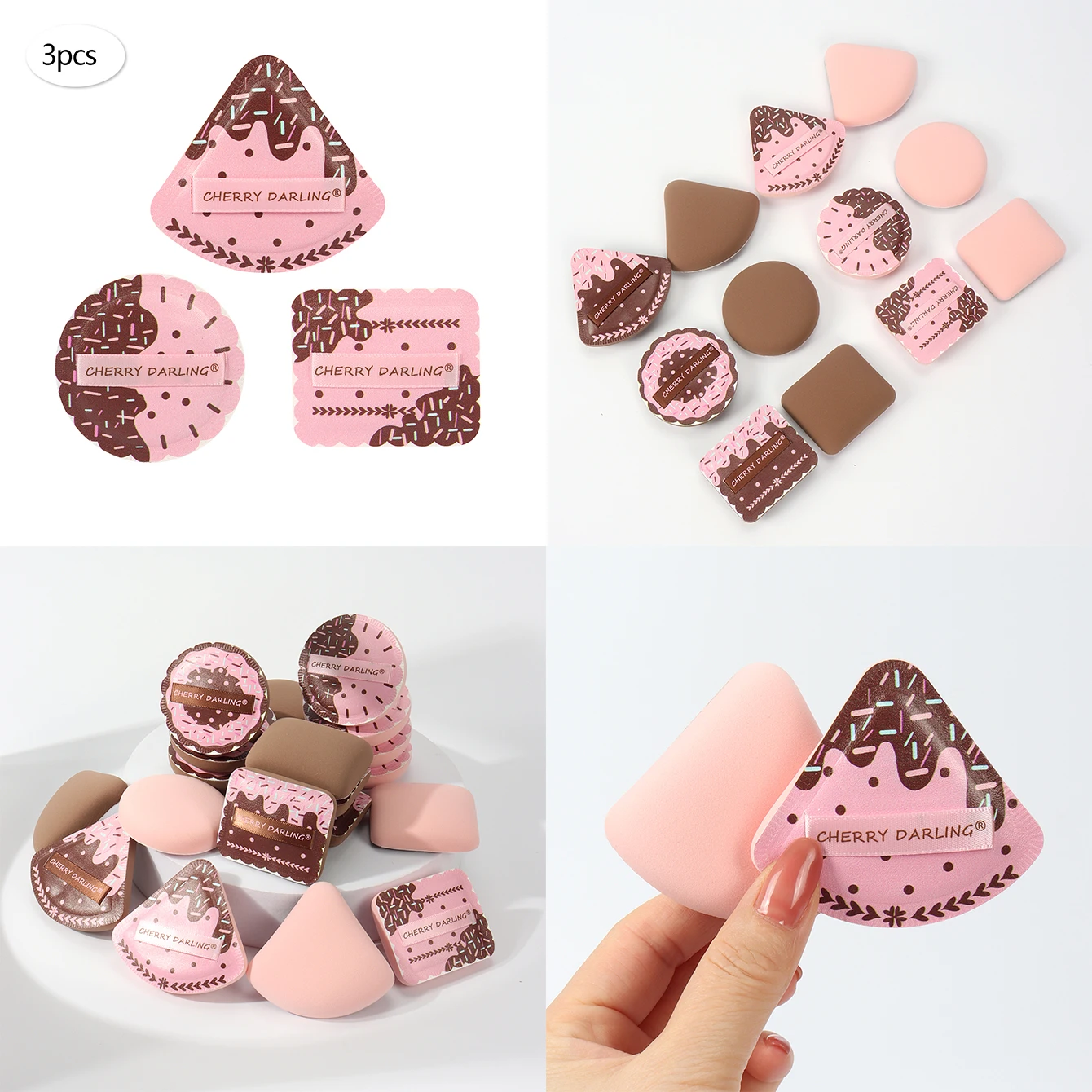 3/6Pcs Biscuit Cloud Powder Puff, Suitable for Applying Makeup and Setting Makeup, Suitable for All Skin Types
3/6Pcs Biscuit Cloud Powder Puff, Suitable for Applying Makeup and Setting Makeup, Suitable for All Skin Types
