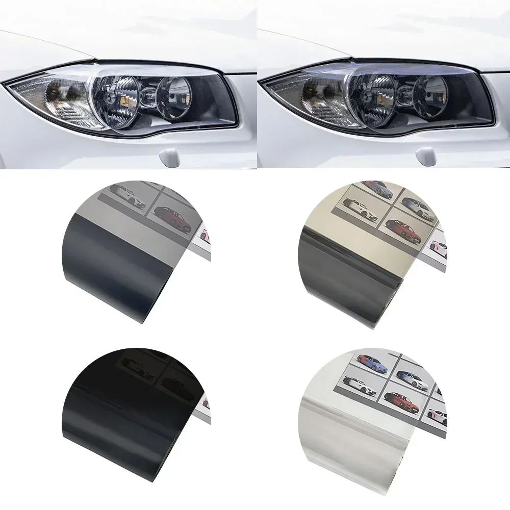 30x100cm Smoke Black Headlight Tint Film - Self-Adhesive Vinyl Wrap for Car/Motorcycle Lights, UV Cut & Tool-Free Install
30x100cm Smoke Black Headlight Tint Film - Self-Adhesive Vinyl Wrap for Car/Motorcycle Lights, UV Cut & Tool-Free Install