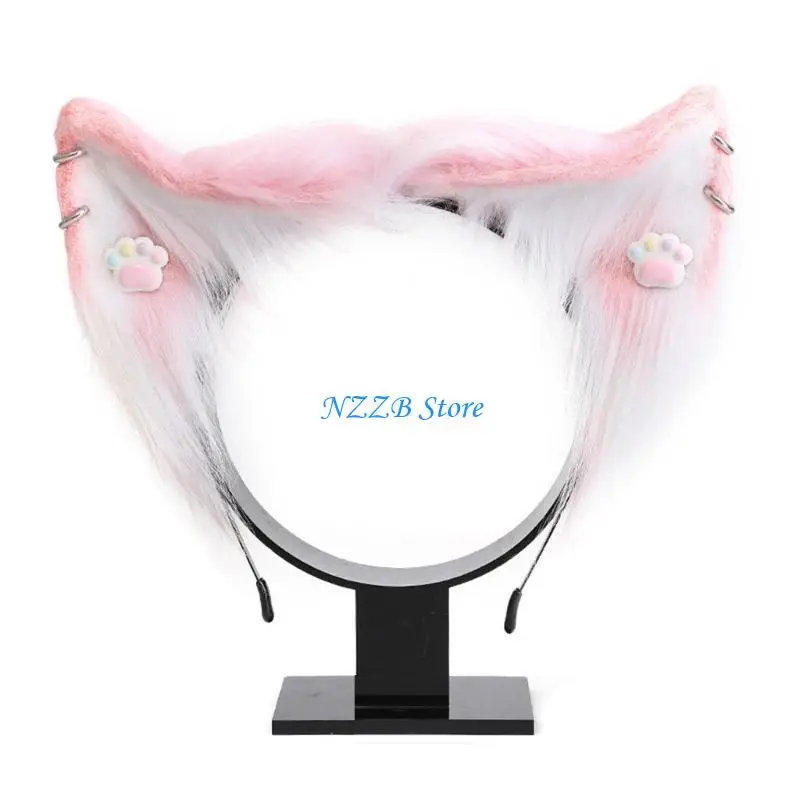 T21F Handmade Anime Cosplay Props Ears Halloween Party Role Playing Headband
T21F Handmade Anime Cosplay Props Ears Halloween Party Role Playing Headband