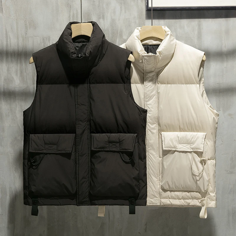 Autumn Winter Men's and Women's Vests Simple Solid Color Outdoor Leisure Sports Stand up Collar Top Fashion Versatile Warm Coat
Autumn Winter Men's and Women's Vests Simple Solid Color Outdoor Leisure Sports Stand up Collar Top Fashion Versatile Warm Coat