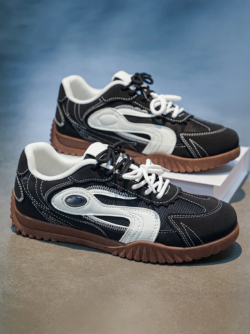 Men's Retro Color Block Anti-Slip Wear-Resistant Breathable Mesh Deoxynucleotide Shoes Casual Sports Commuting Fashionable
Men's Retro Color Block Anti-Slip Wear-Resistant Breathable Mesh Deoxynucleotide Shoes Casual Sports Commuting Fashionable