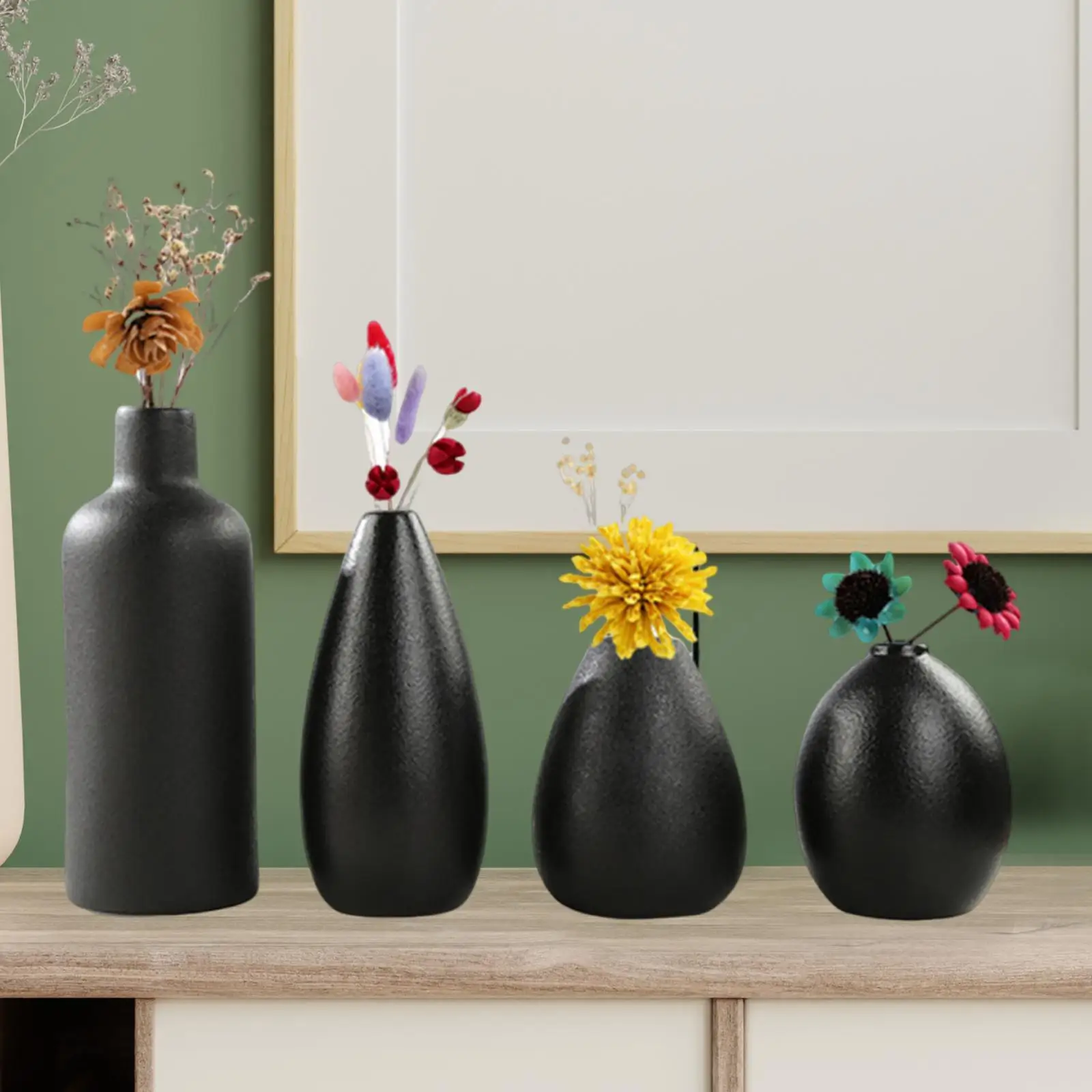 4x Ceramic Vases Flower Vases Shelf Centerpiece Gifts Table Decorations Decorative for Living Room Bathroom Bookshelf Decor
4x Ceramic Vases Flower Vases Shelf Centerpiece Gifts Table Decorations Decorative for Living Room Bathroom Bookshelf Decor