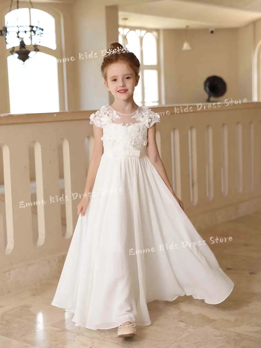 DORISCustom White Flower Girl Dress, Embroidered, Sleeveless for Wedding, Elegant Princess Birthday Party Ball Gown
DORISCustom White Flower Girl Dress, Embroidered, Sleeveless for Wedding, Elegant Princess Birthday Party Ball Gown