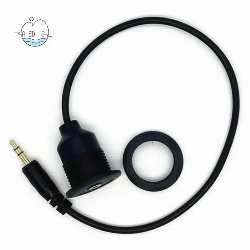 AED6-Round Panel Mount 3.5Mm Male To 3.5Mm Female Car Truck Dashboard Flush Mount 3.5Mm 1/8In AUX Audio Jack Extension Cable
AED6-Round Panel Mount 3.5Mm Male To 3.5Mm Female Car Truck Dashboard Flush Mount 3.5Mm 1/8In AUX Audio Jack Extension Cable