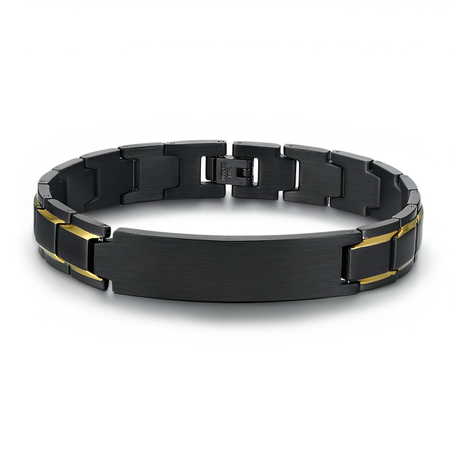 Personalized Men's ID Bracelets Stainless Steel Black Link Bracelets for Men Gift Vintage Men Jewellery Engraving Name Logo Date
Personalized Men's ID Bracelets Stainless Steel Black Link Bracelets for Men Gift Vintage Men Jewellery Engraving Name Logo Date