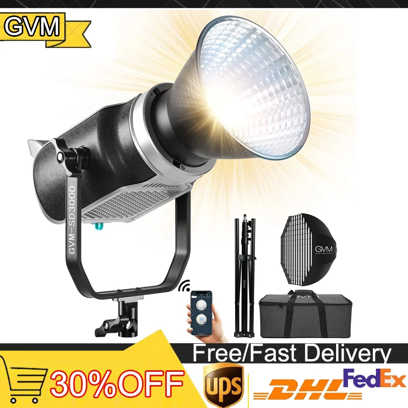 GVM Daylight & Bi-Color Video Light Kit Continuous Lighting for Photography with Bowens Mount Softbox & Stand for Film Recording
GVM Daylight & Bi-Color Video Light Kit Continuous Lighting for Photography with Bowens Mount Softbox & Stand for Film Recording