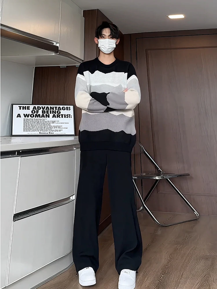 American Stripe Lazy Men's Knitwear round Ne Innerwear Autumn Winter High End Cleanfit Couple's Jaet Casual Polyester Fiber
American Stripe Lazy Men's Knitwear round Ne Innerwear Autumn Winter High End Cleanfit Couple's Jaet Casual Polyester Fiber