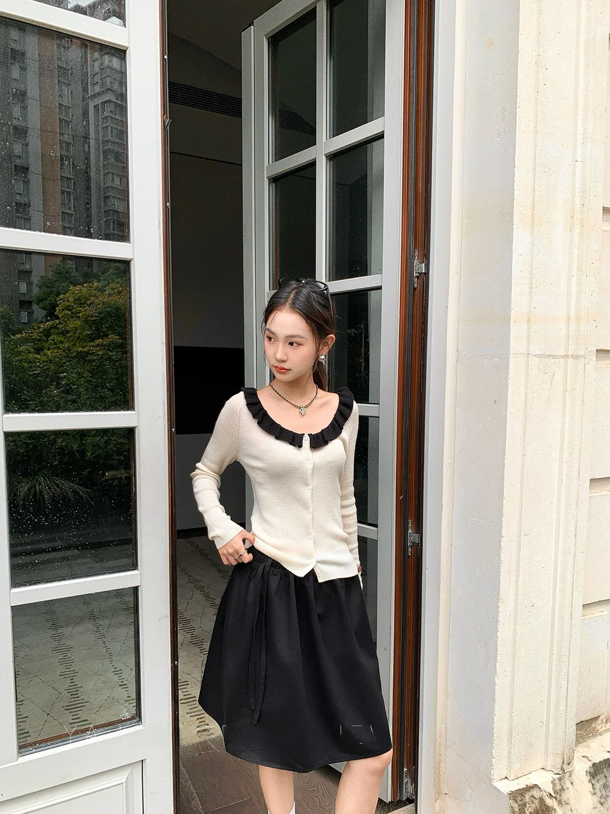 Bla Belted Skirt Women's High Waist Simple Sli Versatile Slimming A-Line Skirt Casual Pure Color Space Cloth Cotton
Bla Belted Skirt Women's High Waist Simple Sli Versatile Slimming A-Line Skirt Casual Pure Color Space Cloth Cotton