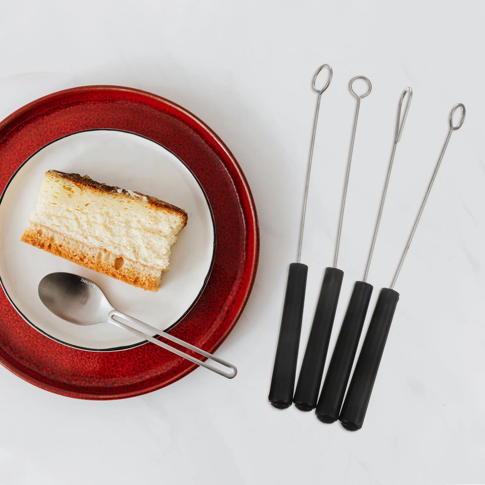 10Pcs Kitchen Dipping Tool Set Heavy Duty Chocolate Forks for DIY Baking Decorating Fruits Nuts Coating Supplies
10Pcs Kitchen Dipping Tool Set Heavy Duty Chocolate Forks for DIY Baking Decorating Fruits Nuts Coating Supplies