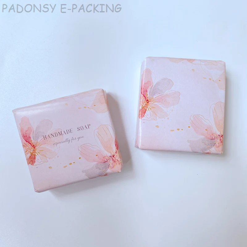 Flower Design Gift Wrapping Paper Handmade Soap Wrapping Paper Soap Packaging Customzied Logo 100pcs/lot
Flower Design Gift Wrapping Paper Handmade Soap Wrapping Paper Soap Packaging Customzied Logo 100pcs/lot