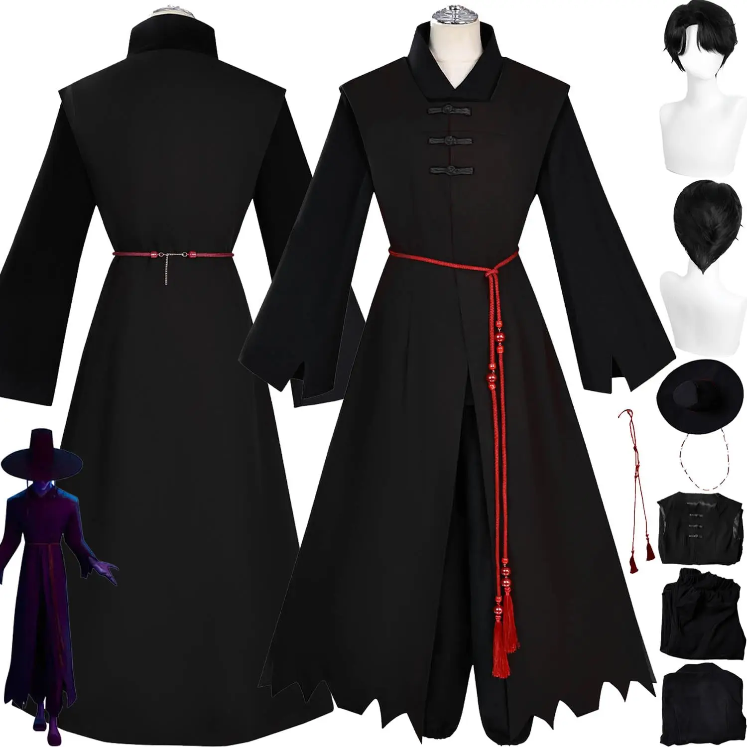 Anime Character Saja Boys Jinu Cosplay Costume Outfit Role Play Uniform Full Set Halloween Party Dress Up Suit
Anime Character Saja Boys Jinu Cosplay Costume Outfit Role Play Uniform Full Set Halloween Party Dress Up Suit