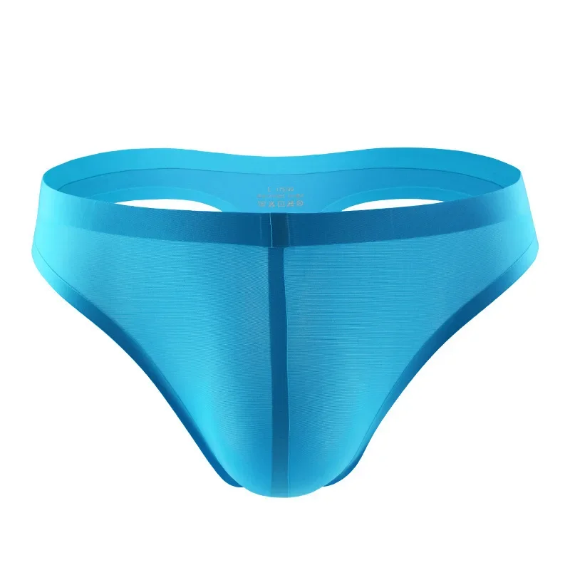 Men's Seamless Ice Silk T-back Thong Solid Color Low Rise Invisible Laser Cut Edge Smooth Thin 3D U Convex Pouch Sexy Underwear
Men's Seamless Ice Silk T-back Thong Solid Color Low Rise Invisible Laser Cut Edge Smooth Thin 3D U Convex Pouch Sexy Underwear
