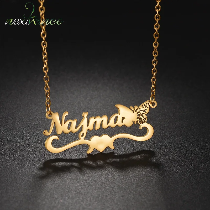 Nextvance Personalized Butterfly Choker For Women Custom Name Necklace Stainless Steel Nameplate Jewelry Gifts Dropshipping
Nextvance Personalized Butterfly Choker For Women Custom Name Necklace Stainless Steel Nameplate Jewelry Gifts Dropshipping