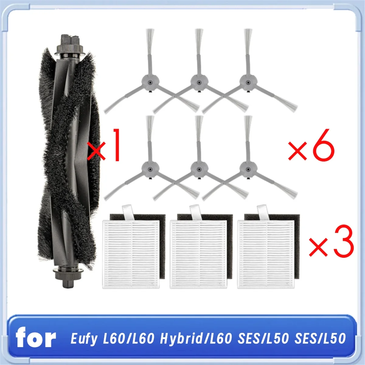 ABAB для L60/L60 Hybrid/L60/L50/L50 Аксессуары для подметальных машин Основная боковая щетка HEPA-фильтр
ABAB для L60/L60 Hybrid/L60/L50/L50 Аксессуары для подметальных машин Основная боковая щетка HEPA-фильтр