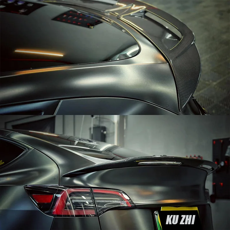 Suitable For Tesla Model Y 2019-2024 Rear Spoiler Fiberglass Material Bright Black Rear Luggage Compartment Lid Spoiler
Suitable For Tesla Model Y 2019-2024 Rear Spoiler Fiberglass Material Bright Black Rear Luggage Compartment Lid Spoiler