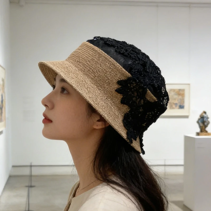 Summer Empty Lace Round Top Sun Hats Women Elegant Beach Straw Hat Casual Panama Caps Uv Protection Cap
Summer Empty Lace Round Top Sun Hats Women Elegant Beach Straw Hat Casual Panama Caps Uv Protection Cap
