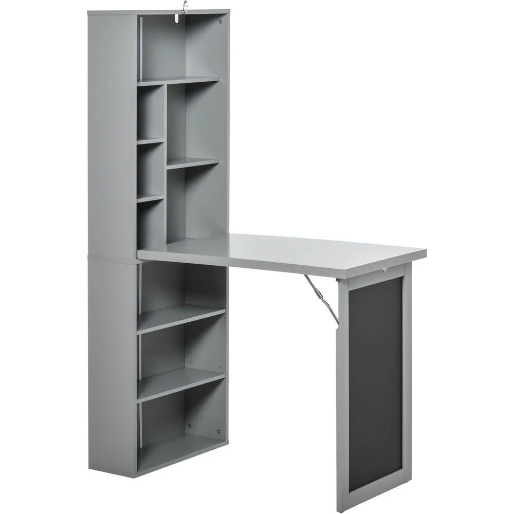 Fold-Out Convertible Writing Table,Wall Mount Desk Cabinet with Blackboard and Side Shelf,Multi-Function Home Office Workstation
Fold-Out Convertible Writing Table,Wall Mount Desk Cabinet with Blackboard and Side Shelf,Multi-Function Home Office Workstation
