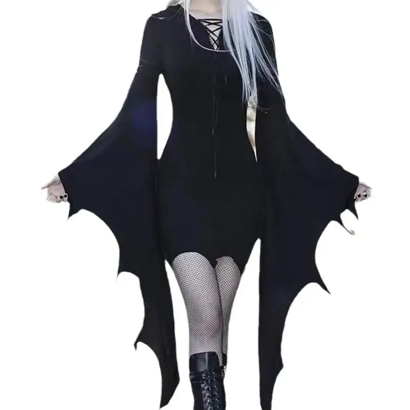 New Witchy Costume Morticia Wednesday Train Floor Dress Women Halloween Witch Dark Outfit Gothic Gown Robe Horror For Adult2025c
New Witchy Costume Morticia Wednesday Train Floor Dress Women Halloween Witch Dark Outfit Gothic Gown Robe Horror For Adult2025c