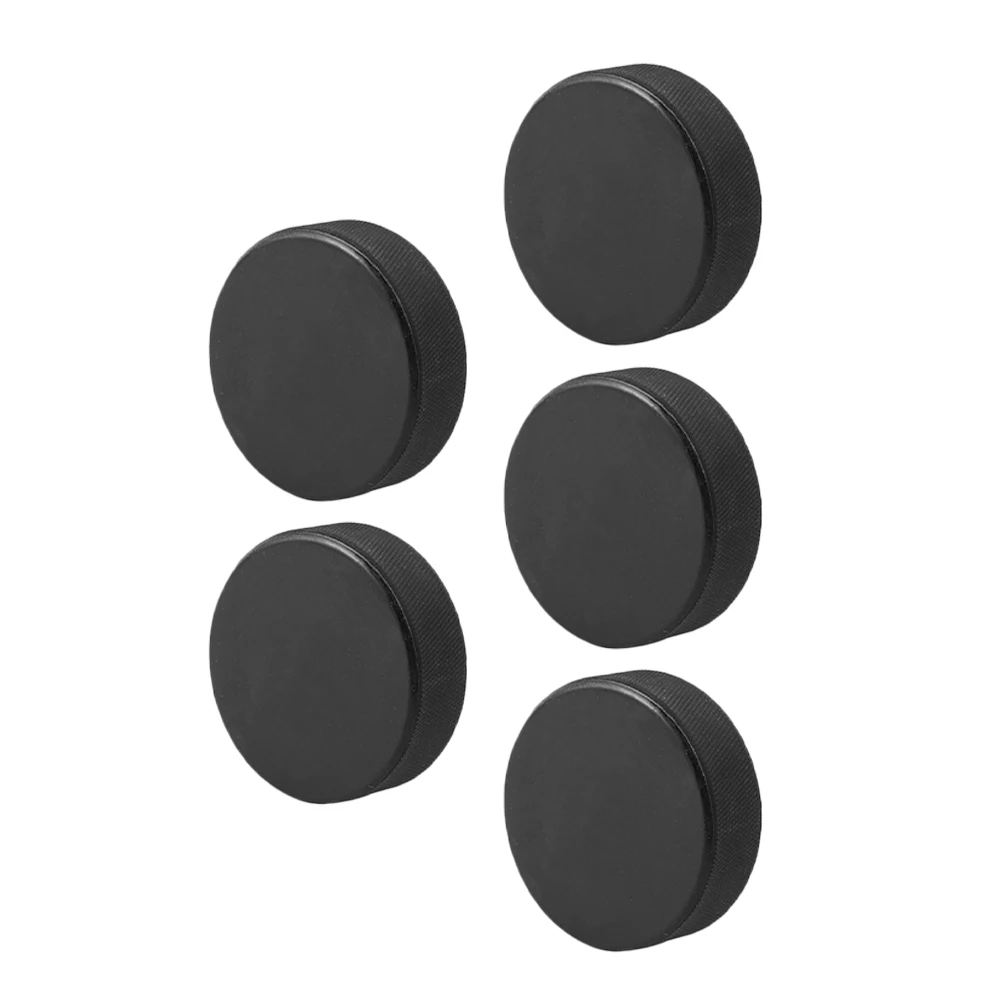5 Pcs Hockey Puck Sports Parts Accessories Balls for Practicing Soft Game Training Black Outdoor Pucks
5 Pcs Hockey Puck Sports Parts Accessories Balls for Practicing Soft Game Training Black Outdoor Pucks
