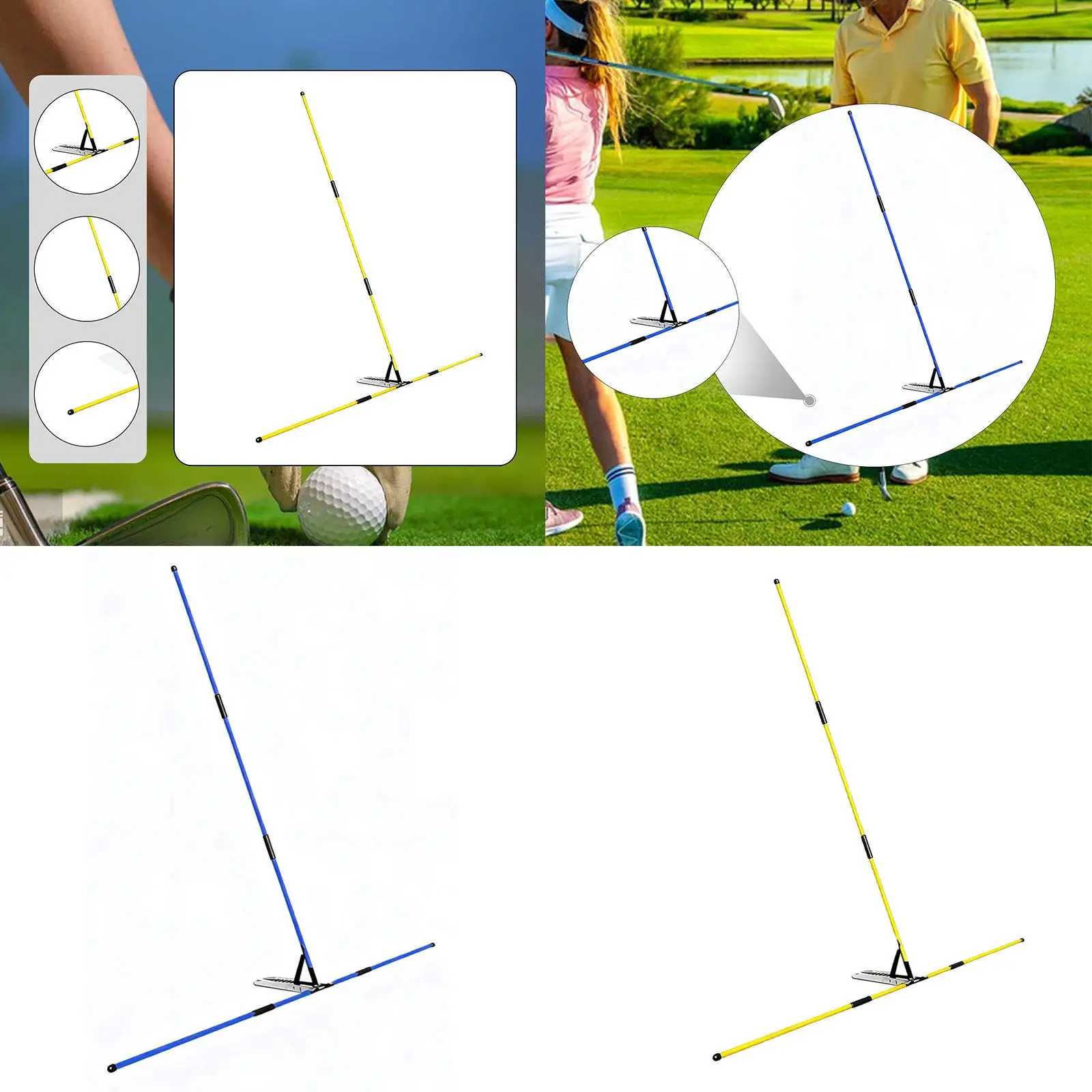Golf Alignment Stick Holder Supplies, Correct Posture Equipment, Golf Training Aid, Golf Swing Trainer for Outdoor Yard
Golf Alignment Stick Holder Supplies, Correct Posture Equipment, Golf Training Aid, Golf Swing Trainer for Outdoor Yard