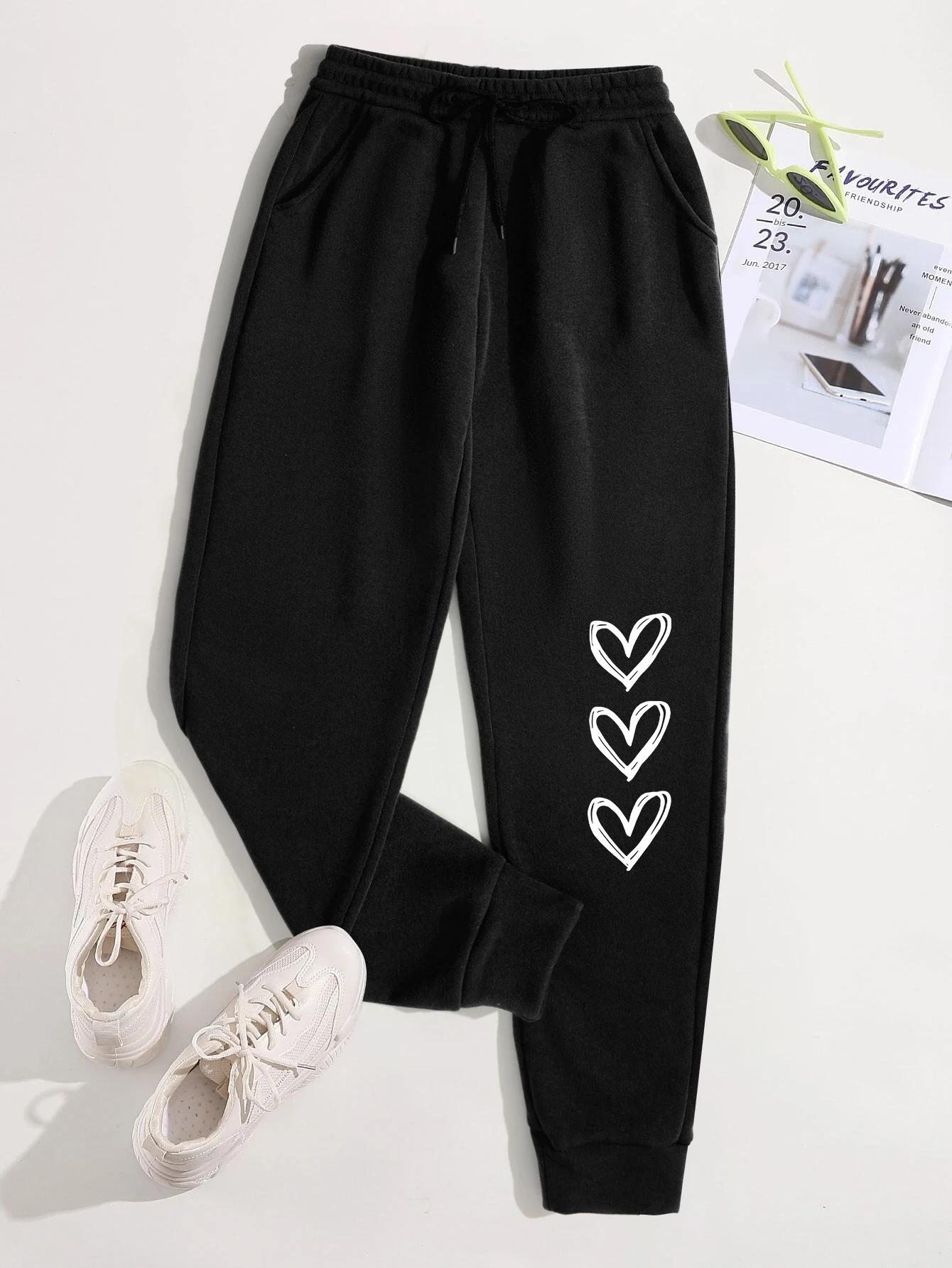 Simple Love Shape Prints Sweatpants Woman Street Fleece Trousers Drawstring Pocket Joggers Pants Hip Hop Multicolor Clothing
Simple Love Shape Prints Sweatpants Woman Street Fleece Trousers Drawstring Pocket Joggers Pants Hip Hop Multicolor Clothing