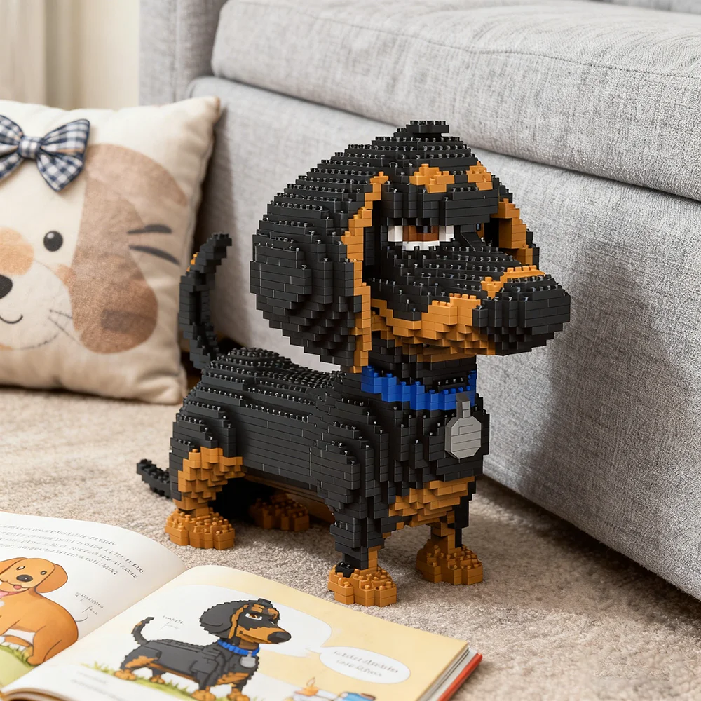Набор далматина и таксы, 3D микро-мини-строительные блоки, игрушки, изысканные для любителей домашних животных, домашнего декора и обучающие игрушки STEM
Набор далматина и таксы, 3D микро-мини-строительные блоки, игрушки, изысканные для любителей домашних животных, домашнего декора и обучающие игрушки STEM