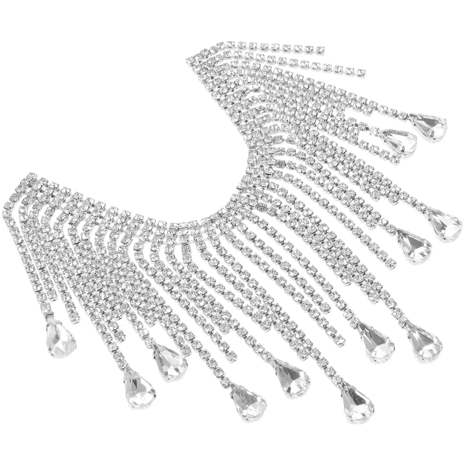 Rhinestone Chain Metal Tassel Fringe Trim Creative Durable Rhinestone Fringe for DIY Crafts Clothes Hats Bags Accessories
Rhinestone Chain Metal Tassel Fringe Trim Creative Durable Rhinestone Fringe for DIY Crafts Clothes Hats Bags Accessories