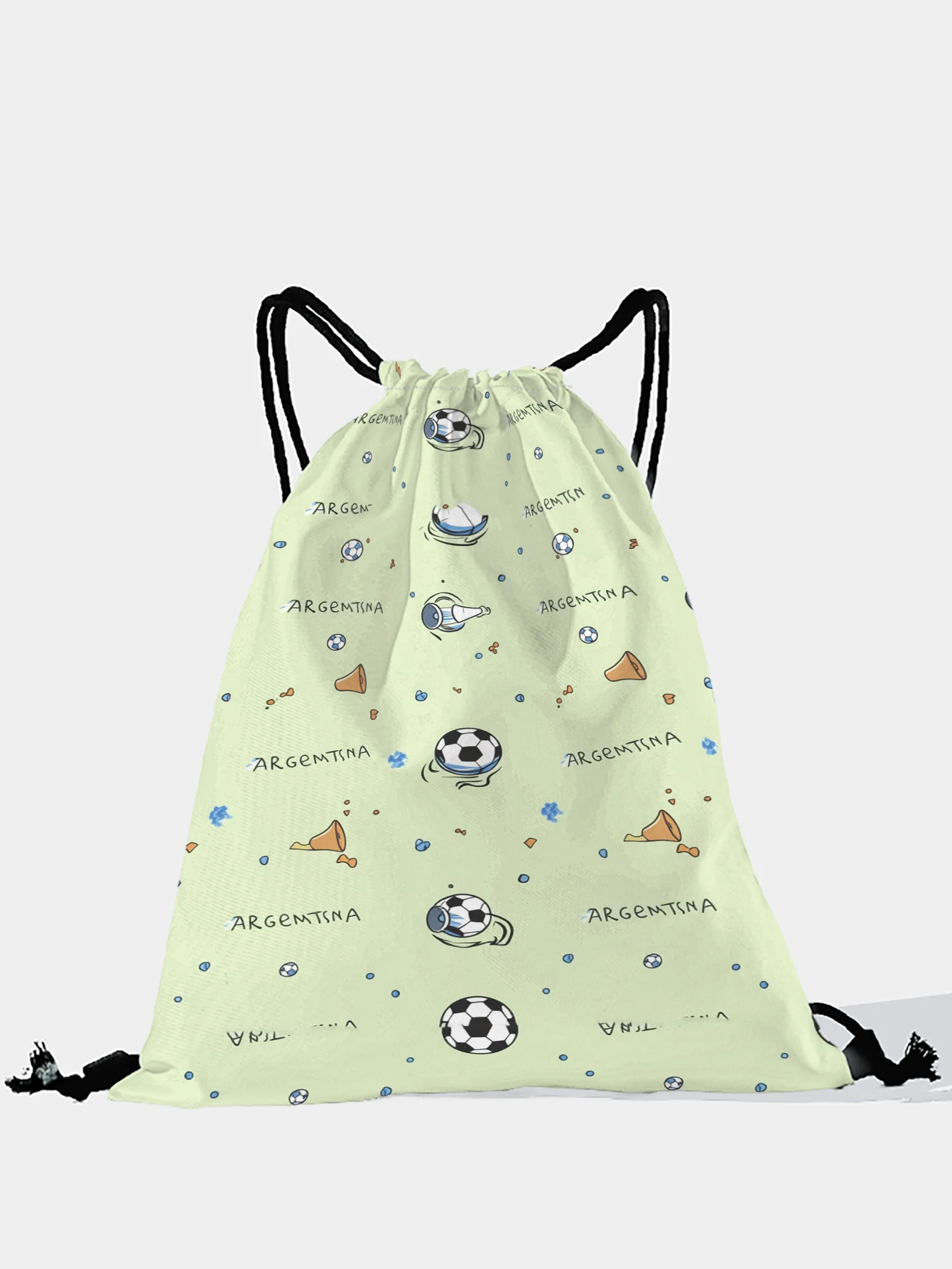 Soccer Print Drawstring Backpack, Lightweight Sports Sack Bag for Gym, Yoga, Travel, School, Shopping and Daily Commute
Soccer Print Drawstring Backpack, Lightweight Sports Sack Bag for Gym, Yoga, Travel, School, Shopping and Daily Commute