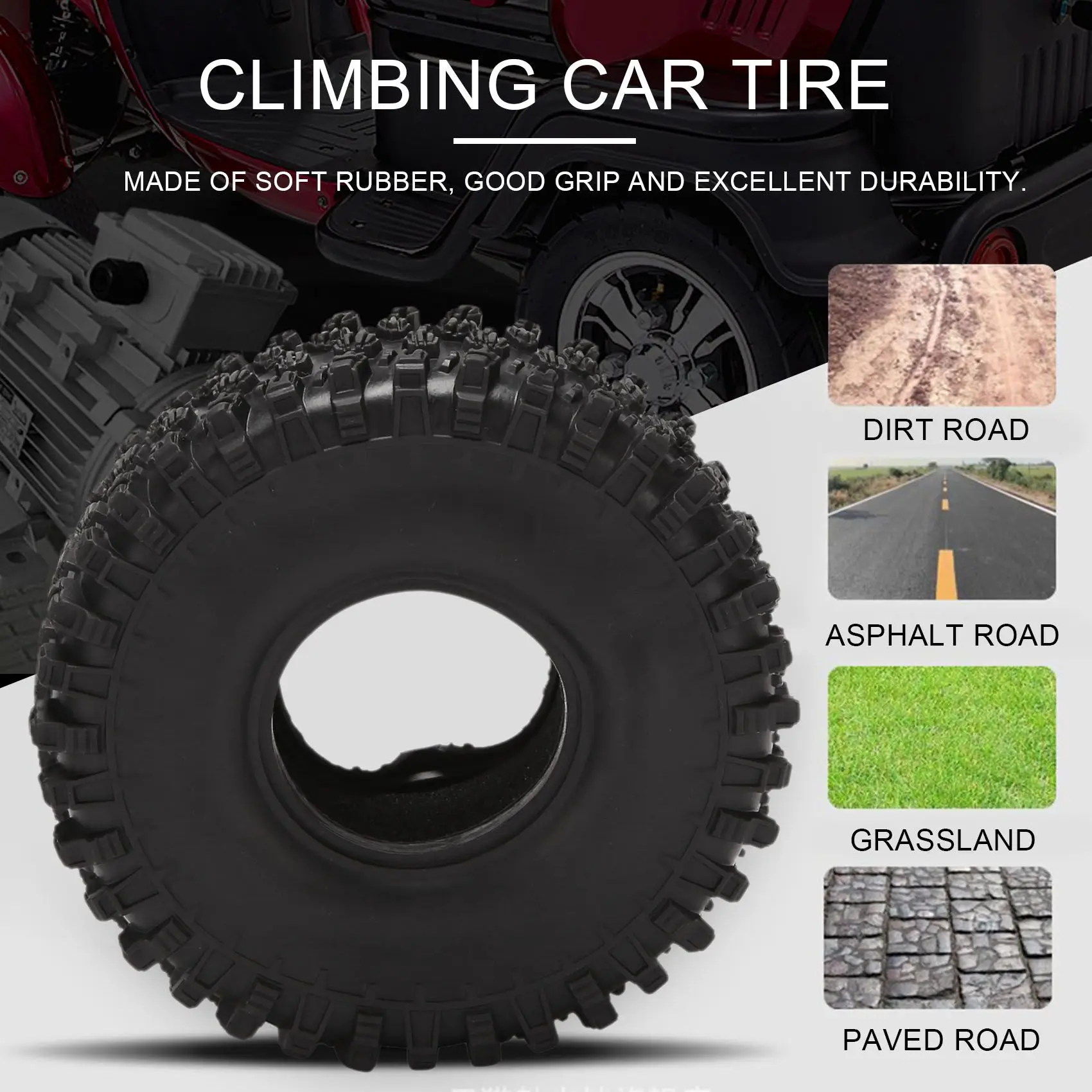 Стабильные-4 шт., 120 мм, 1,9 резиновые шины для Rocks, шины для 1/10 RC Rock Crawler Axial SCX10 90046 AXI03007 Traxxas TRX4 D90 TF2
Стабильные-4 шт., 120 мм, 1,9 резиновые шины для Rocks, шины для 1/10 RC Rock Crawler Axial SCX10 90046 AXI03007 Traxxas TRX4 D90 TF2