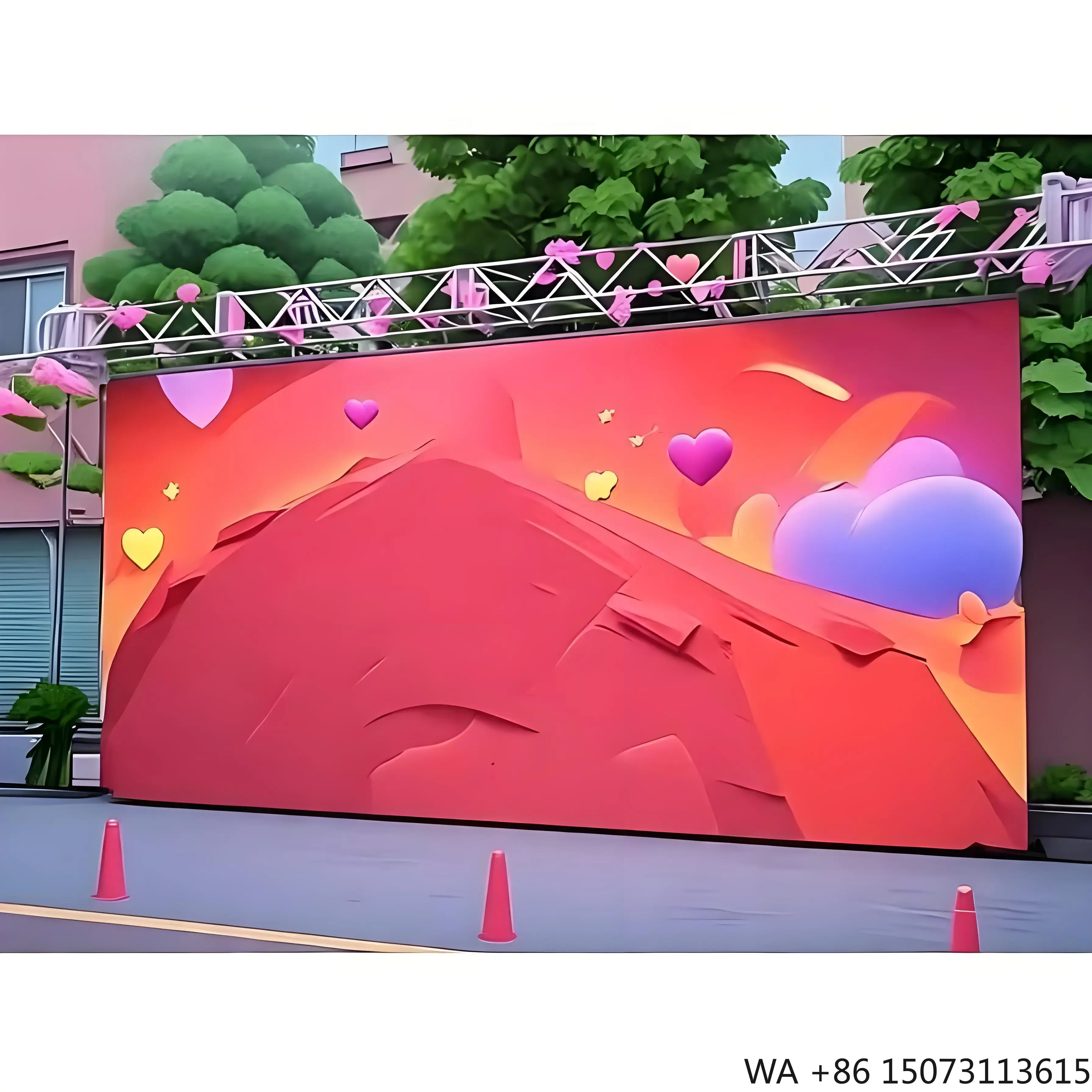 P2.604 Ultra-Clear Outdoor Rental LED Screen 500*1000mm Hanging Beam Display 3500-4000cd/㎡ 5-Year Warranty
P2.604 Ultra-Clear Outdoor Rental LED Screen 500*1000mm Hanging Beam Display 3500-4000cd/㎡ 5-Year Warranty