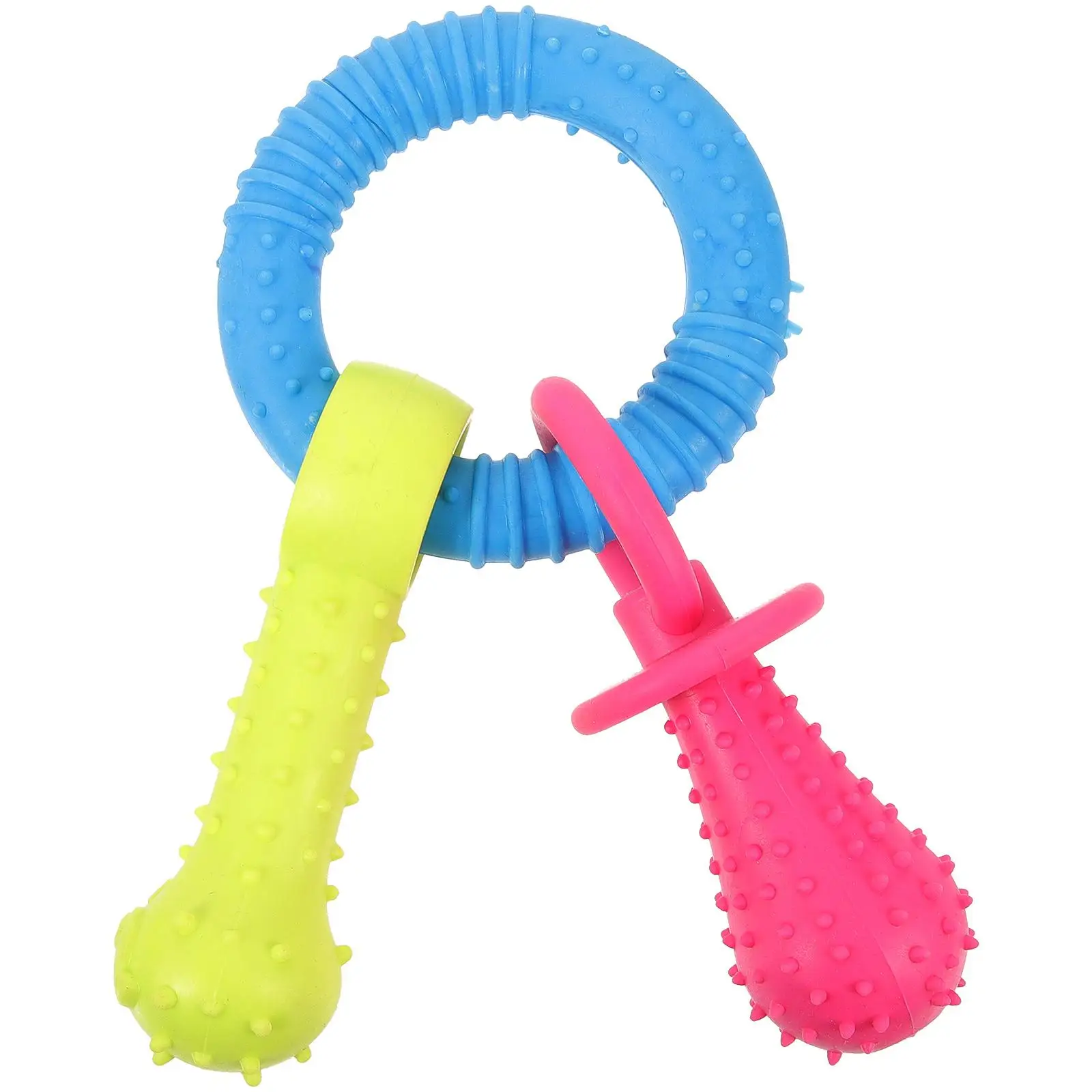 Pet Toy Dog Bones Pacifier Ring for Small Medium Dogs Chew Puppies Material Clean Maintain Practical Daily Use Dog Toys
Pet Toy Dog Bones Pacifier Ring for Small Medium Dogs Chew Puppies Material Clean Maintain Practical Daily Use Dog Toys