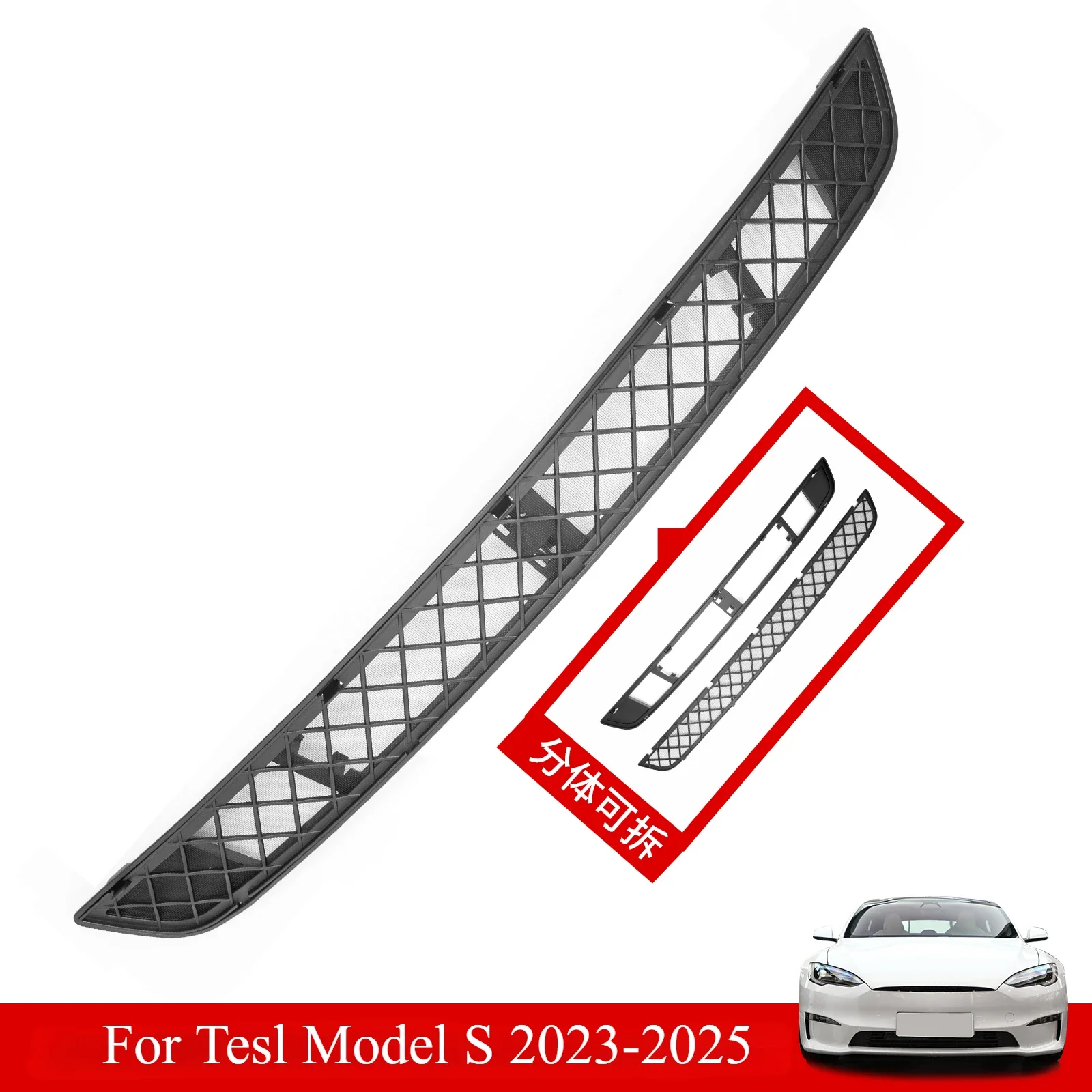 For Tesla Model S 2023 2024 2025 Front Grille Insect-proof Net Lower Bumper Air Inlet Vent Cover Guards Protector Accessories
For Tesla Model S 2023 2024 2025 Front Grille Insect-proof Net Lower Bumper Air Inlet Vent Cover Guards Protector Accessories