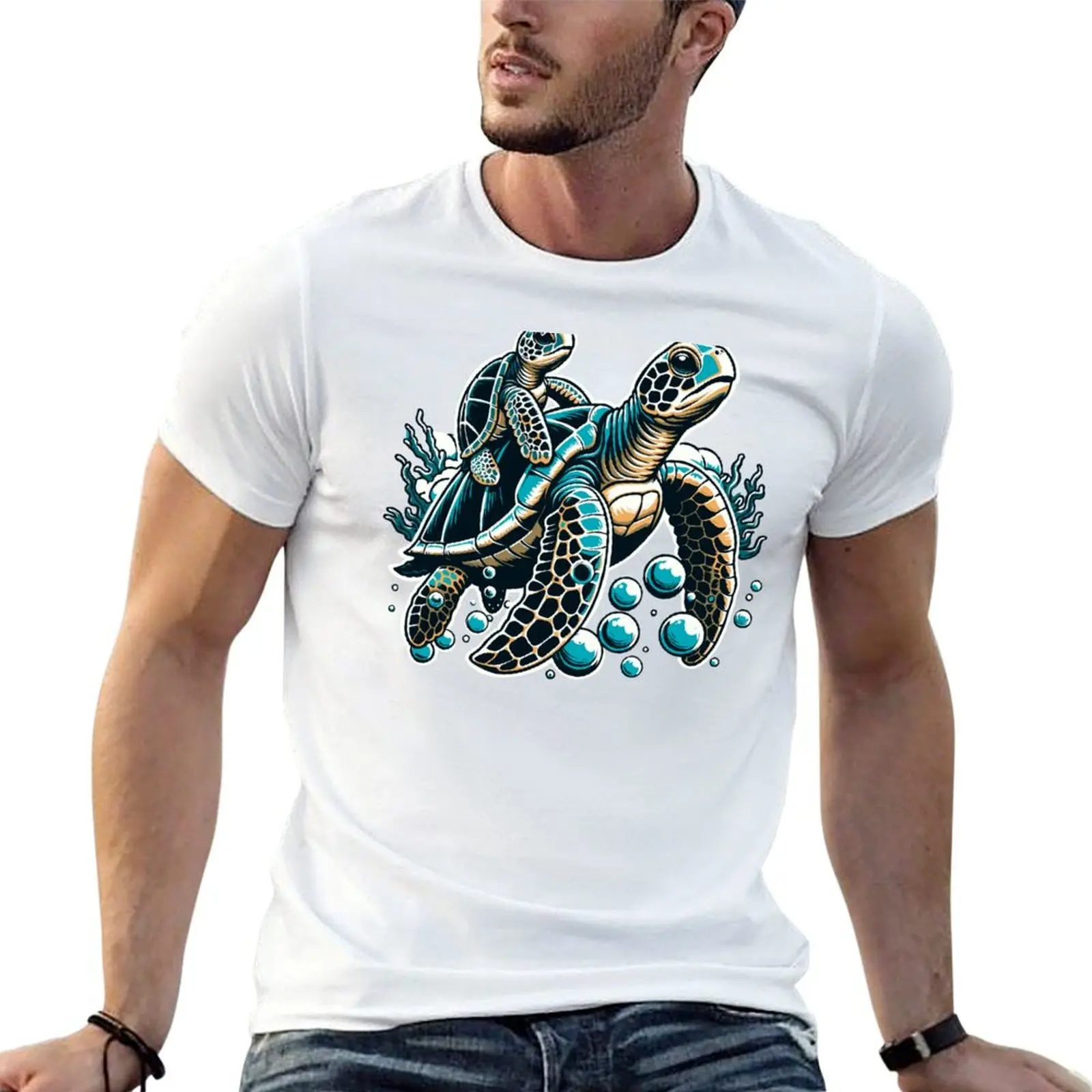 Baby Sea Turtle Riding Mama Sea Turtle T-Shirt t shirts for man pack cotton t shirt man casual anime t shirts oversize T-shirt
Baby Sea Turtle Riding Mama Sea Turtle T-Shirt t shirts for man pack cotton t shirt man casual anime t shirts oversize T-shirt