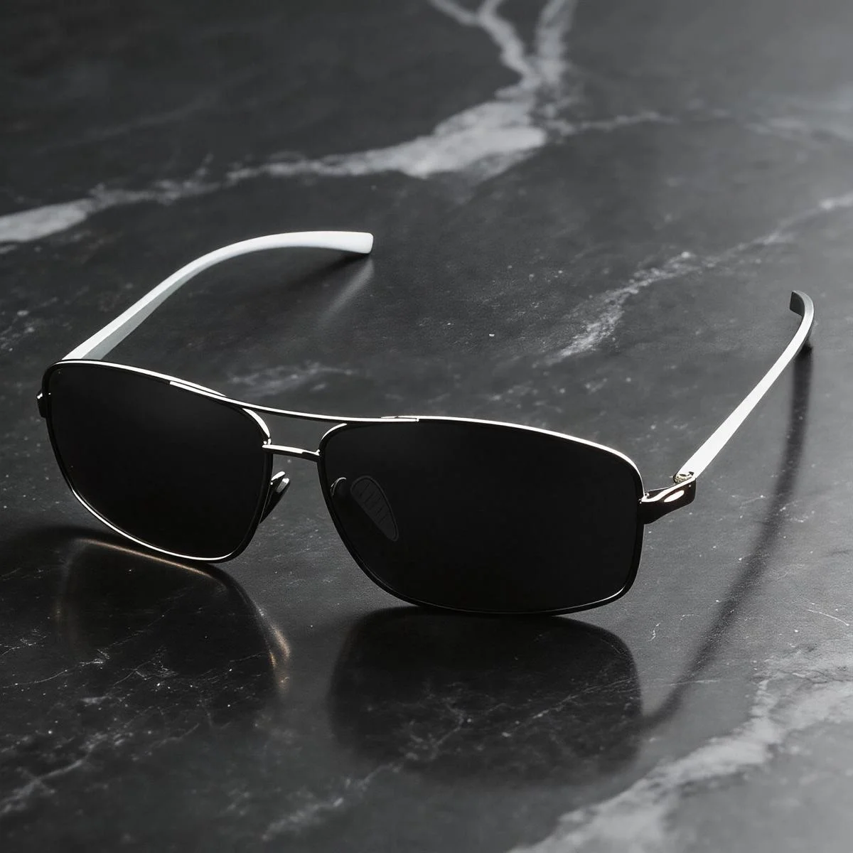 Aluminium Magnesium Alloy Double Bridged Enhanced Polarization Polarized Uv400 Uv100% Sunglasses
Aluminium Magnesium Alloy Double Bridged Enhanced Polarization Polarized Uv400 Uv100% Sunglasses