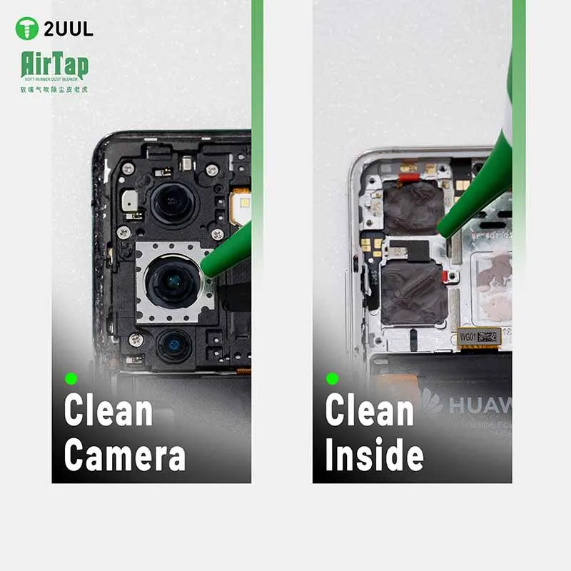 2UUL CL31 AirTap Soft Rubber Dust Blower Dust Cleaner Camera Lens Clearing For LCD Screens Computer Keyboard PCB Cleaning Tool