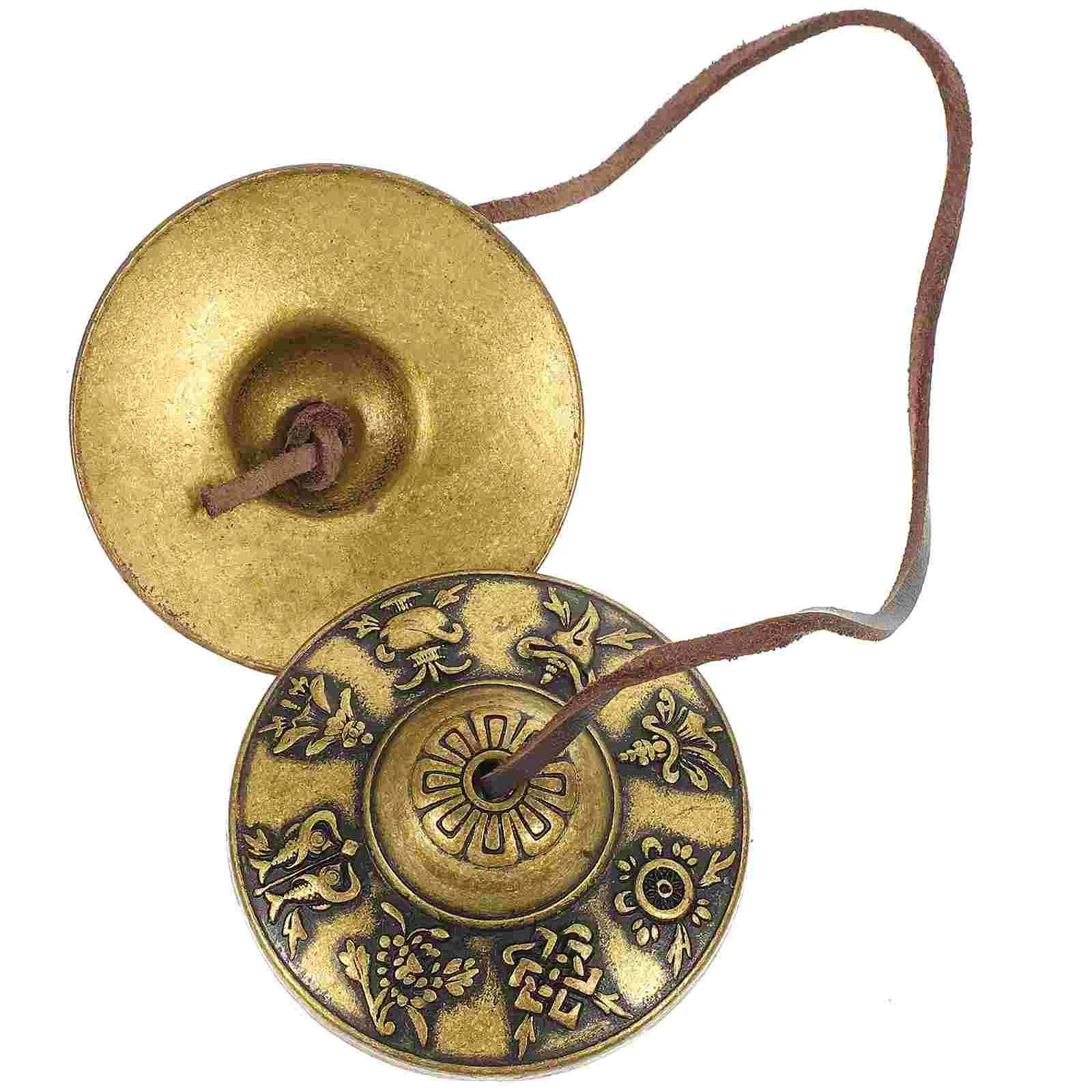 Copper Finger Cymbals Bells for Meditation Chimes Musical Instrument Tibetan Buddhism Religious Style Percussion
Copper Finger Cymbals Bells for Meditation Chimes Musical Instrument Tibetan Buddhism Religious Style Percussion