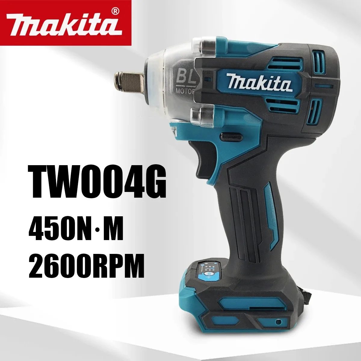 Электрический бесщеточный ударный гайковерт Makita 18В TW004G, высокомоментный, для авторемонта
Электрический бесщеточный ударный гайковерт Makita 18В TW004G, высокомоментный, для авторемонта
