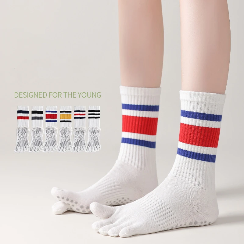 1 пара осенних женских носков для йоги, черно-белые полосатые дышащие хлопковые носки для танцев, женские спортивные носки для фитнеса, противоскользящие носки для пилатеса
1 пара осенних женских носков для йоги, черно-белые полосатые дышащие хлопковые носки для танцев, женские спортивные носки для фитнеса, противоскользящие носки для пилатеса