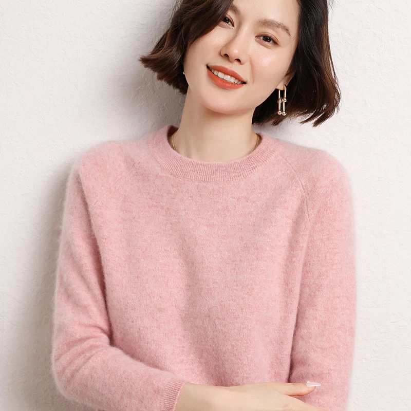 2023 Autumn Winter Women Sweaters and Pullovers Solid Color Female Round Collar Long Sleeve 100% Pure Cashmere Knit Basic Jumper
2023 Autumn Winter Women Sweaters and Pullovers Solid Color Female Round Collar Long Sleeve 100% Pure Cashmere Knit Basic Jumper