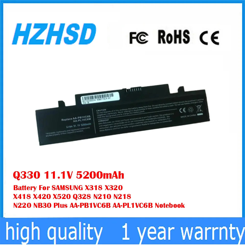Q330 11.1V 5200mAh Battery For SAMSUNG X318 X320 X418 X420 X520 Q328 N210 N218 N220 NB30 Plus AA-PB1VC6B AA-PL1VC6B Notebook 
Q330 11.1V 5200mAh Battery For SAMSUNG X318 X320 X418 X420 X520 Q328 N210 N218 N220 NB30 Plus AA-PB1VC6B AA-PL1VC6B Notebook