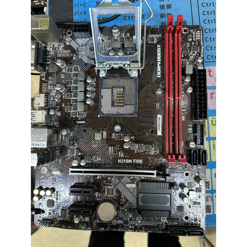 used for MSI H310M FIRE Used Board LGA1151 Full Interfaces HDMI USB3.0 Gigabit LAN With Original I/O Shield DDR4 Supported
used for MSI H310M FIRE Used Board LGA1151 Full Interfaces HDMI USB3.0 Gigabit LAN With Original I/O Shield DDR4 Supported