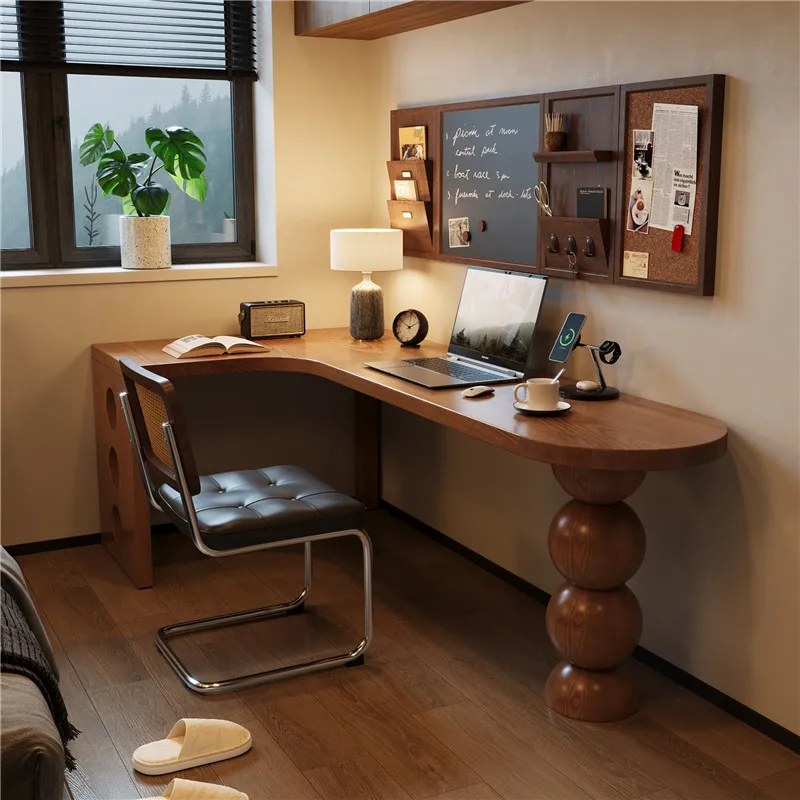 Угловой L-образный стол в средневековом стиле для спальни, пристенный, рабочий стол
Угловой L-образный стол в средневековом стиле для спальни, пристенный, рабочий стол